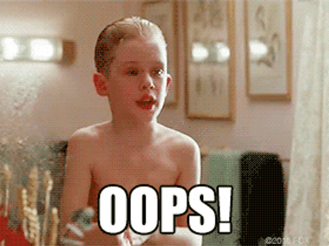 Macaulay Culkin Oops Buzz Your Girlfriend Woof GIF