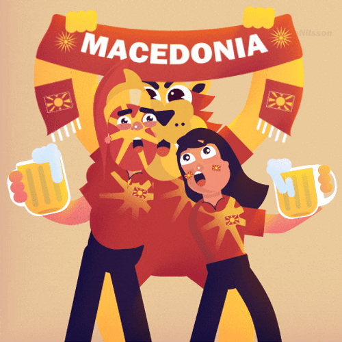 Macedonia Olympic Game Mascot GIF