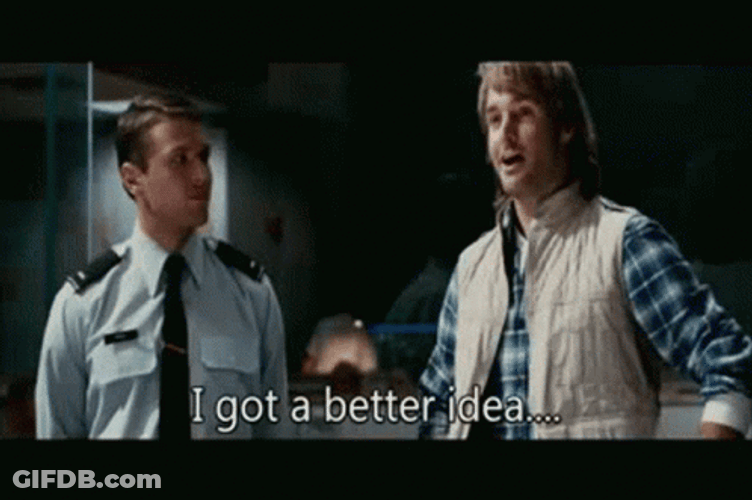 Macgruber Whispering To A Security GIF
