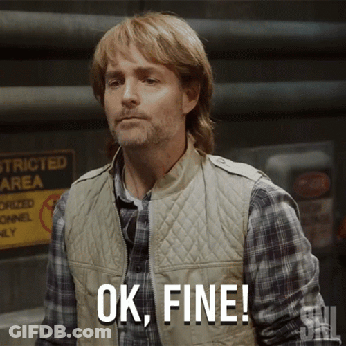 Macgruber Will Forte Closing Eyes Ok Fine GIF