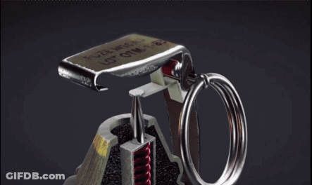 Machine With Red Candle GIF