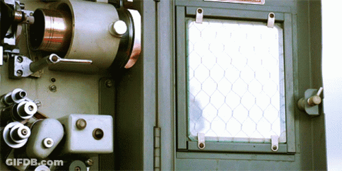 Machine With Window Saying A GIF