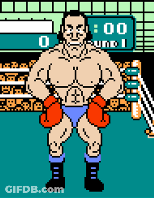 Macho Man Breast Muscles Up GIF