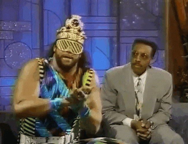 Macho Man Down Again GIF