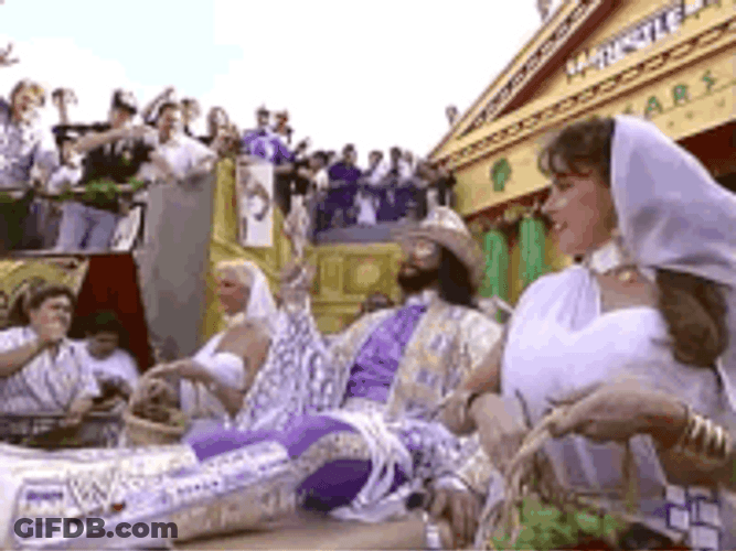 Macho Man Fancy Parade Festival GIF