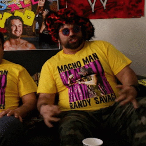 Macho Man Funny Fan GIF