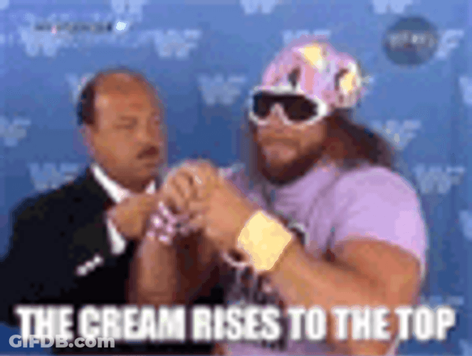 Macho Man Rises To The Top GIF