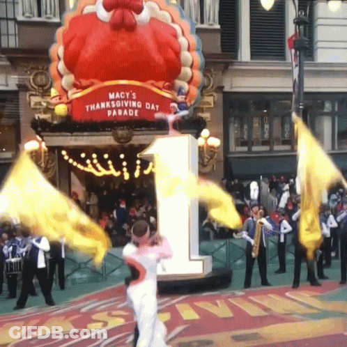Macy's Thanksgiving Day Parade In New York City GIF