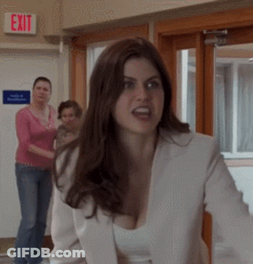 Mad Alexandra Daddario GIF