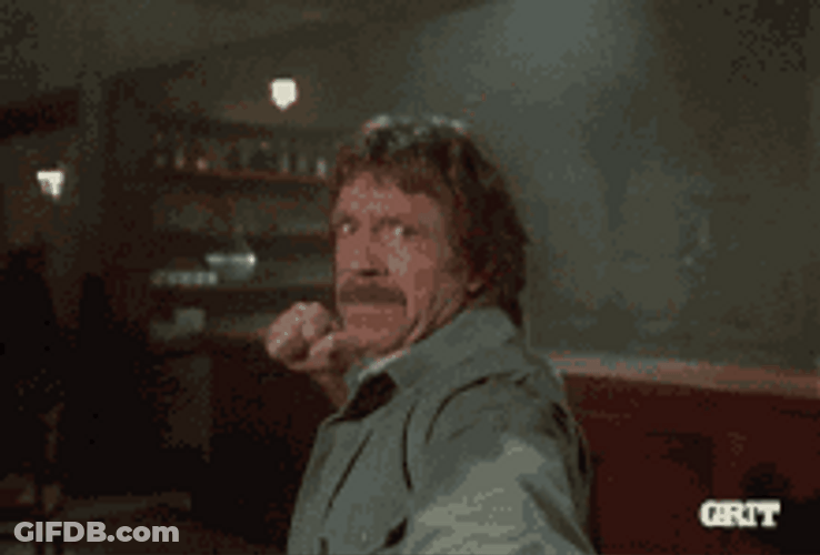 Mad Chuck Norris Punching GIF