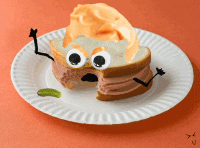 Mad & Cute Sandwich GIF