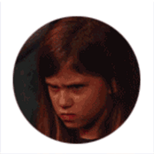 Mad Face Angry Eyes Little Girl Annoyed GIF