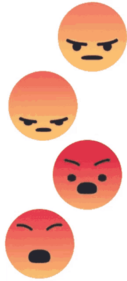 Mad Face Angry Red Reaction Emojis GIF