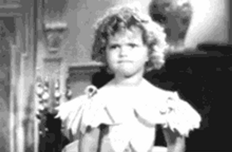 Mad Face Arms On Waist Vintage Girl Black And White GIF