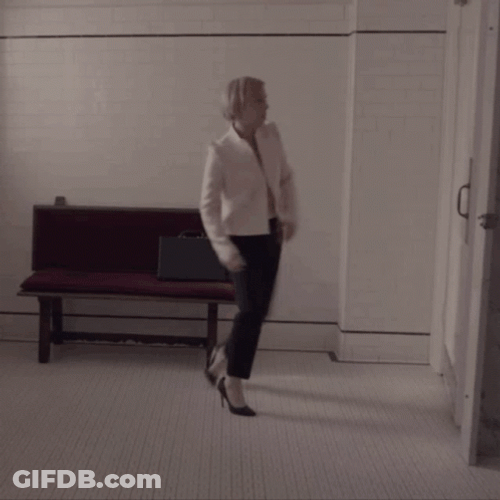 Mad Girl Slamming Door Push GIF