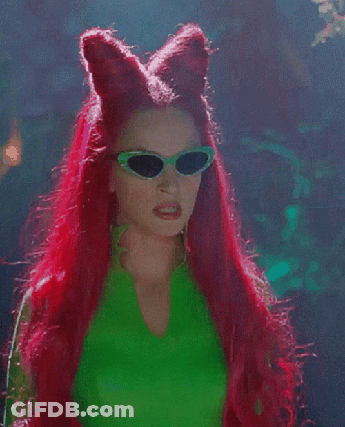 Mad Green Queen Poison Ivy GIF