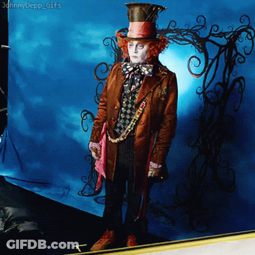 Mad Hatter From Alice In Wonderland GIF