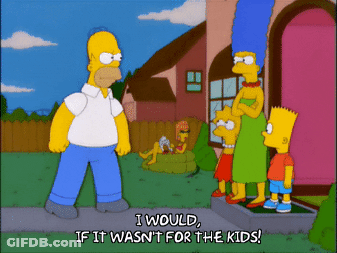 Mad Homer Simpson Hands On Hips GIF