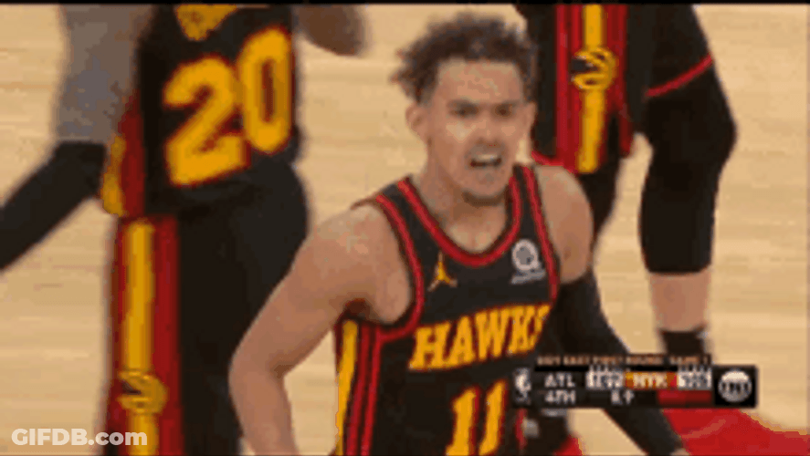 Mad Ice Trae Hawks Hushing GIF