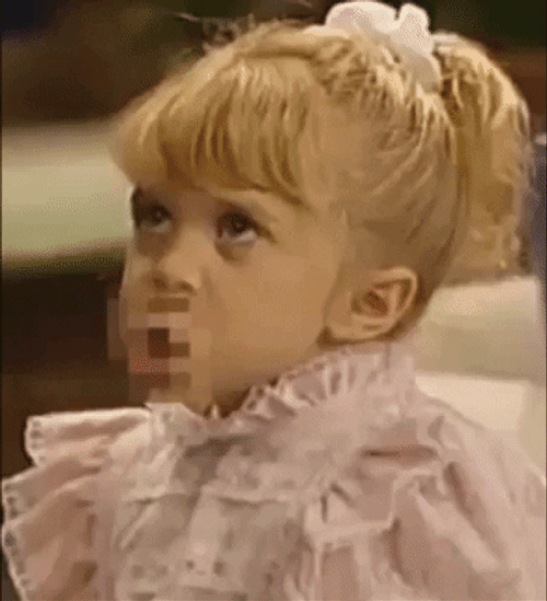 Mad Kid Saying Bad Blurred Words GIF