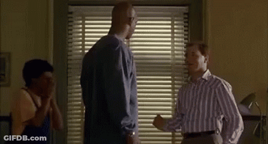 Mad Major Payne Slapping A Guy GIF