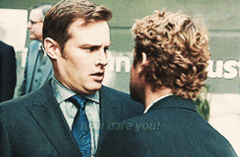 Mad Man Punching How Dare You GIF