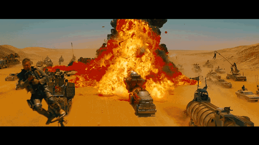 Mad Max Big Explosion GIF