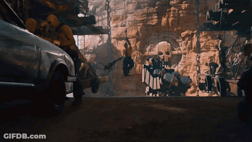 Mad Max Fury Road Hardworking Praetorians In Fast Paced Environment GIF