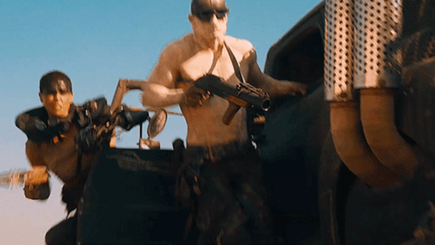 Mad Max Fury Road Imperator Furiosa Putting Desert On Fire GIF