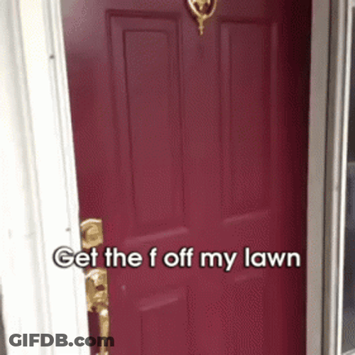 Mad Men Get Off My Lawn GIF