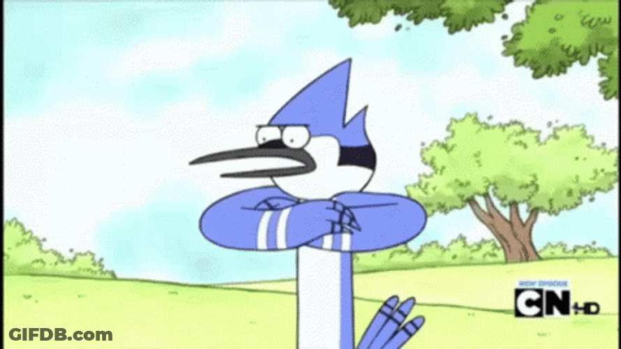 Mad Mordecai Regular Show GIF