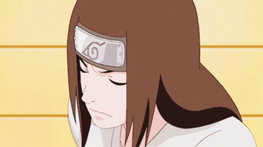Mad Naruto Neji Hyuga Staring GIF