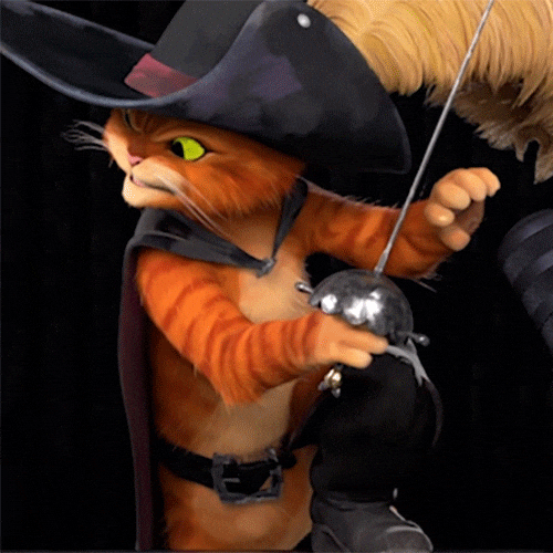 Mad Puss In Boots From Shrek GIF