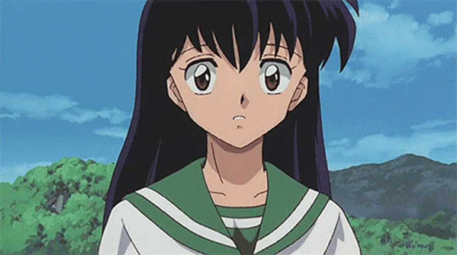 Mad Rage Kagome GIF