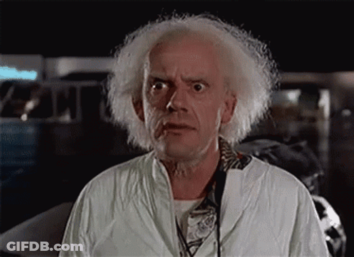 Mad Scientist Back To The Future Dr. Emmett Brown GIF