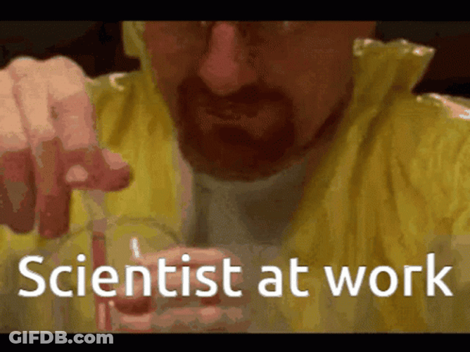 Mad Scientist Breaking Bad Walter White At Work GIF
