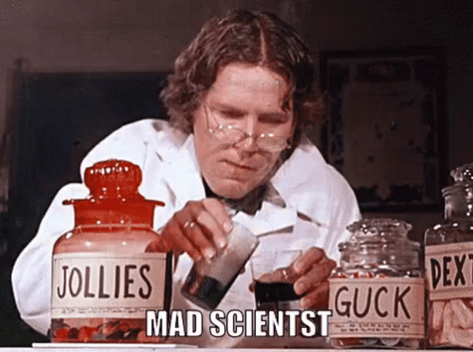 Mad Scientist Candy Laboratory GIF
