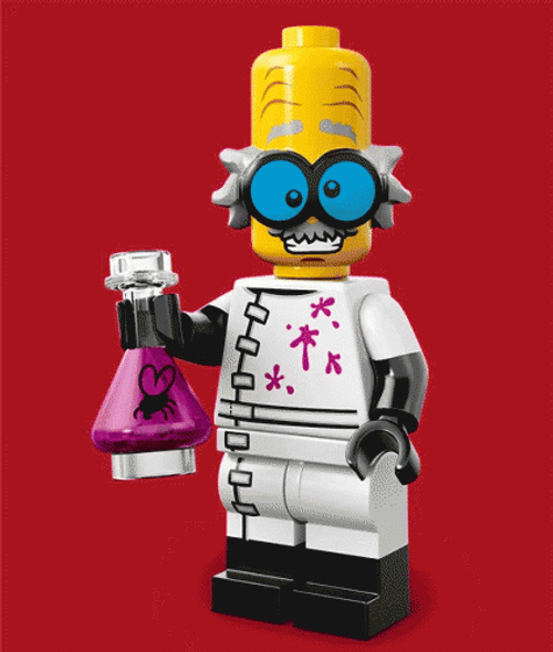 Mad Scientist Lego Series 14 Minifigures Monster GIF