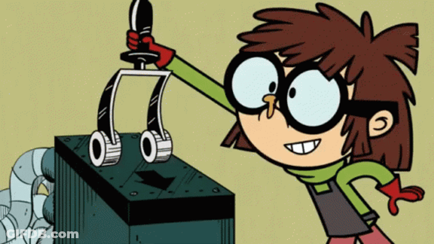 Mad Scientist Lisa LoudHouse Switch Electricity GIF