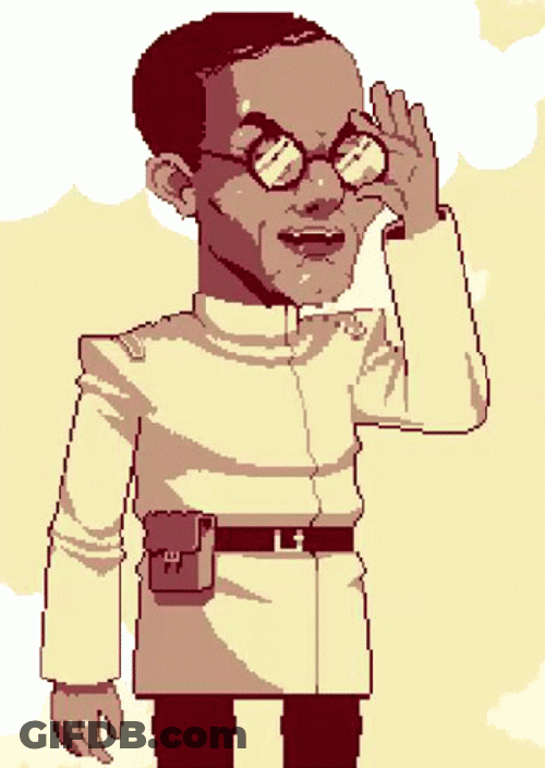Mad Scientist Luftrausers Video Game Glasses GIF