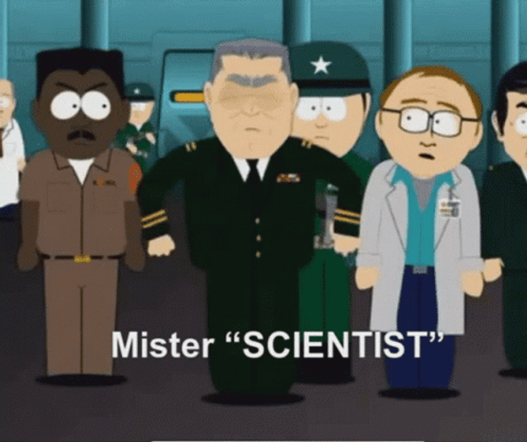 Mad Scientist South Park Pentagon Commander GIF