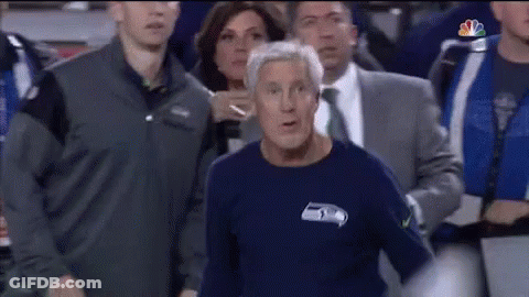 Mad Seahawks Fan GIF