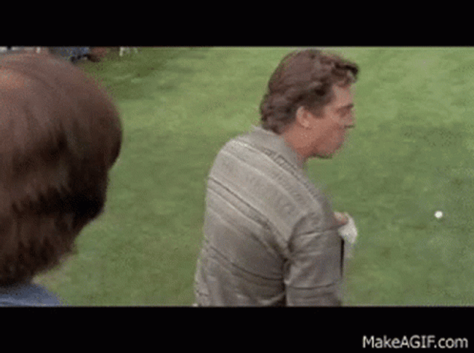Mad Shooter McGavin Turned Around GIF