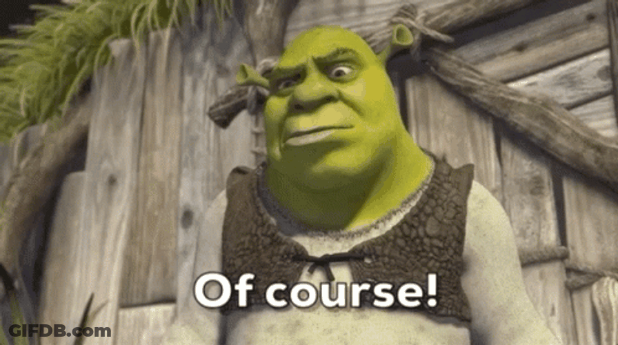 Mad Shrek Conversing With Donkey GIF