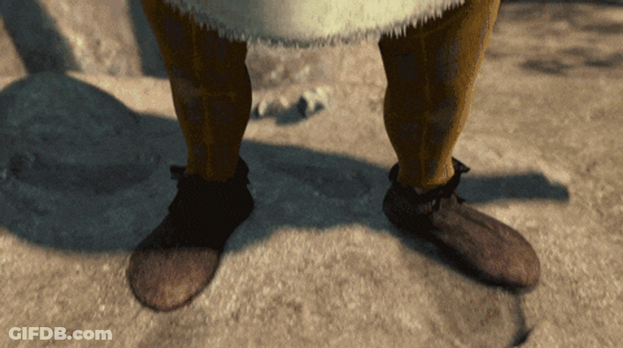 Mad Shrek Giving An Intense Stare GIF