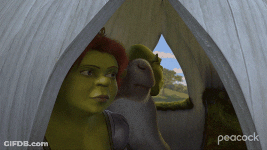 Mad Shrek Screaming Inside A Coach GIF