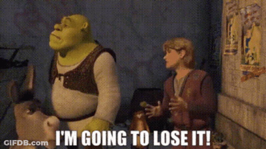 Mad Shrek Talking To Arthur Pendragon GIF
