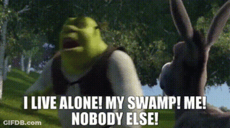 Mad Shrek Yelling At Donkey GIF