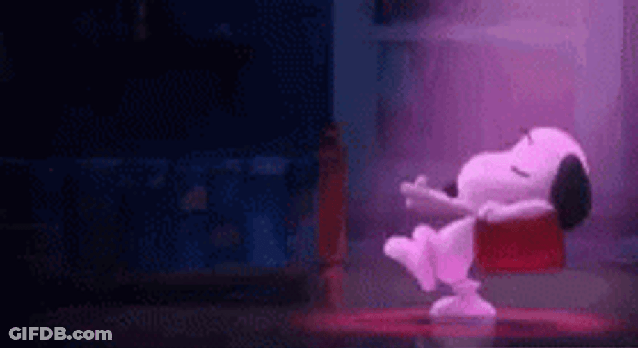 Mad Snoopy Dance Tango Moves GIF