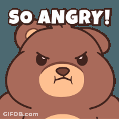 Mad Upset Sticker GIF